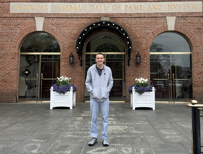 A picture of me at the National Baseball Hall of Fame